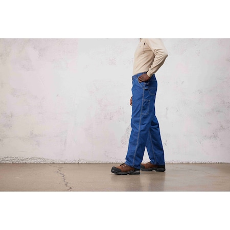 Carhartt Men's FR Signature Denim Dungaree W50 L36 Denim Loose Denim BD0013-FRM / FRB13-DNMW50L36